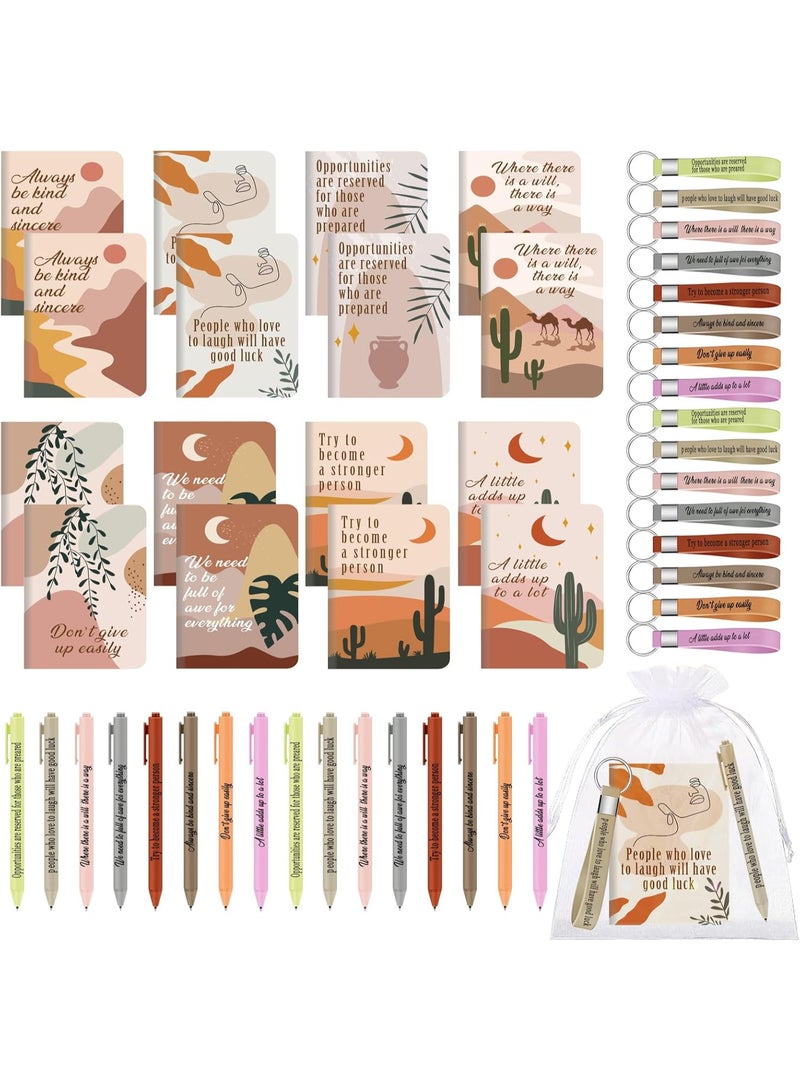 64 Pcs Motivational Mini Notebooks Bulk Set,16Pcs Motivational Quote Notebooks - Image 1